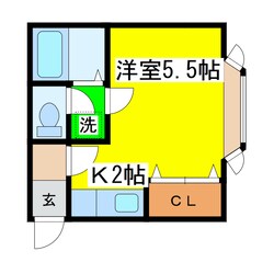 アークキャビンＦＵＪＩの物件間取画像